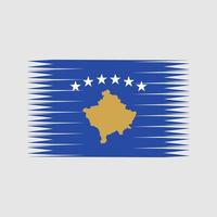 Vektor der Kosovo-Flagge. Nationalflagge