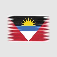 antigua och barbuda flagga vektor. National flagga vektor