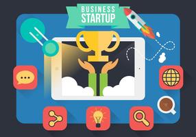 Entreprenörskap Infographic Startup Design Vector