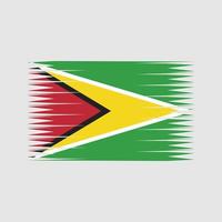 Guyana flagga vektor. National flagga vektor