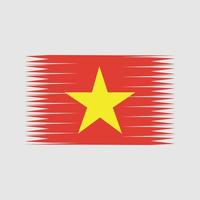 Vietnam-Flaggenvektor. Nationalflagge vektor