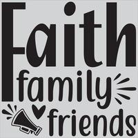 Freunde der Glaubensfamilie. vektor