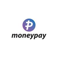 Design des Moneypay-Logos vektor