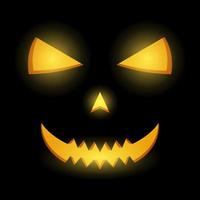halloween pumpa ansikte, vektor illustration