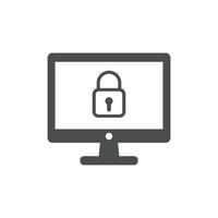 Web-Sicherheitssymbole. Symbol für den Schutz des Website-Sicherheitsschilds vektor