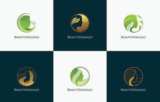 beauty spa -logotyp vektor