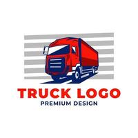 LKW-Liefervektor-Logo-Design vektor