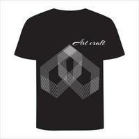 Kunsthandwerk-T-Shirt-Design-Kollektion. vektor