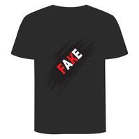 Fake-T-Shirt-Design-Kollektion. vektor
