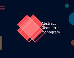 abstraktes geometrisches buchstabe x grafikkonzept. Farbe ungewöhnliche Form für Logo- und Monogramm-Design-Vorlage. geometrisches symbol im bauhaus- oder memphis-stil. Vektor-Illustration vektor