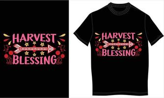 Herbst-T-Shirt-Design vektor