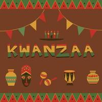 kwanzaa firande illustration vektor