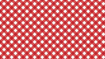 Ästhetischer niedlicher roter Gingham-Check, Schachbrettmuster, nahtlose Musterhintergrundillustration des Schachbretts, perfekt für Tapete, Hintergrund, Postkarte, Hintergrund, Banner vektor