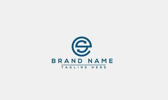 es-Logo-Design-Vorlage, Vektorgrafik-Branding-Element vektor
