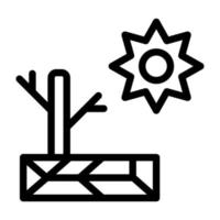 Dürre-Icon-Design vektor