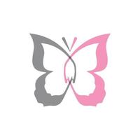 Schönheit Schmetterling Logo Vorlage Vektor Icon Design