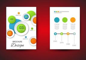 Kostenlose Broschüre Vorlage Vektor