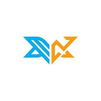 mz Brief Logo kreatives Design mit Vektorgrafik, mz einfaches und modernes Logo. vektor