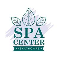 spa Centrum emblem vektor