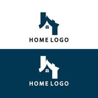 Anfangsbuchstabe h Home Logo Symbol Vektor Illustration Design