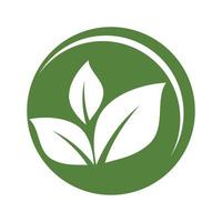 grünes Blatt Logo Ökologie Natur Element Vektor Icon