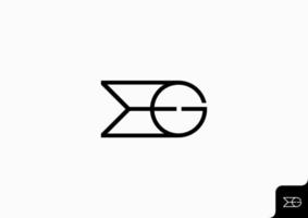 Buchstabe z. B. Symbol mit Pfeil Logo flach minimalistisch bunt schwarz und weiß vektor