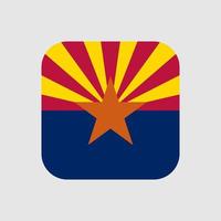 Arizona-Staatsflagge. Vektor-Illustration. vektor