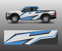 lastbil och fordon bilracing grafik för wrap och vinyl klistermärke vektor