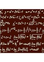 matematik vetenskap sömlös mönster vektor