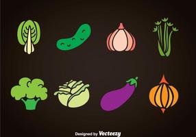 Grönsaker vektor uppsättningar