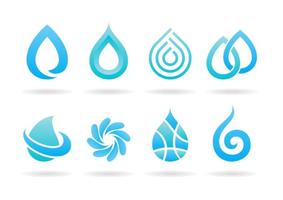 Wasser Logos vektor