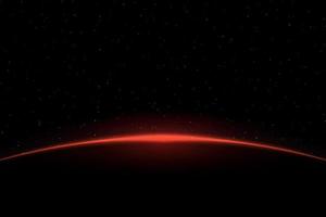 planet soluppgång vektor illustration