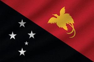 nationalflagga för Papua Nya Guinea vektor
