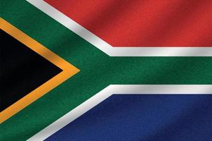 Nationalflagge von Südafrika vektor