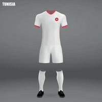 Fußballtrikot tunesien 2018 vektor