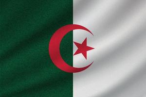 Nationalflagge von Algerien vektor