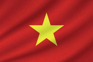 Nationalflagge von Vietnam vektor