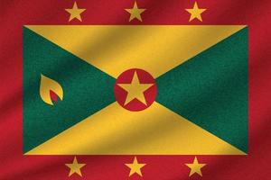 Nationalflagge von Grenada vektor