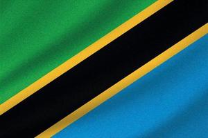 tanzanias nationella flagga vektor