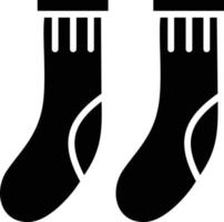 Socken-Glyphe-Symbol vektor