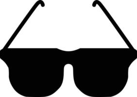 Glyphen-Symbol für Sonnenbrillen vektor