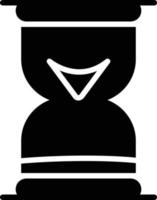 Sanduhr-Glyphe-Symbol vektor