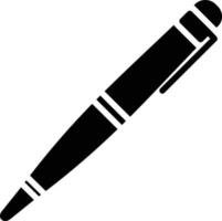 Stift-Glyphe-Symbol vektor