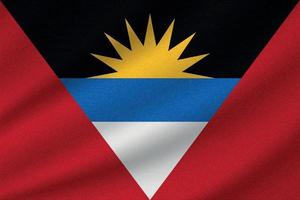 antigua och barbudas nationella flagga vektor