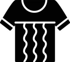 T-Shirt-Glyphe-Symbol vektor