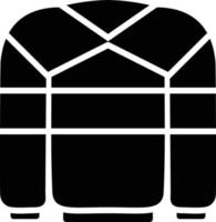 Pullover-Glyphe-Symbol vektor