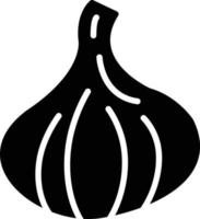 Knoblauch-Glyphe-Symbol vektor