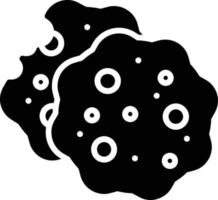 Cookies-Glyphe-Symbol vektor