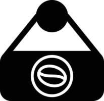 Schild-Glyphe-Symbol vektor