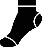 Socken-Glyphe-Symbol vektor